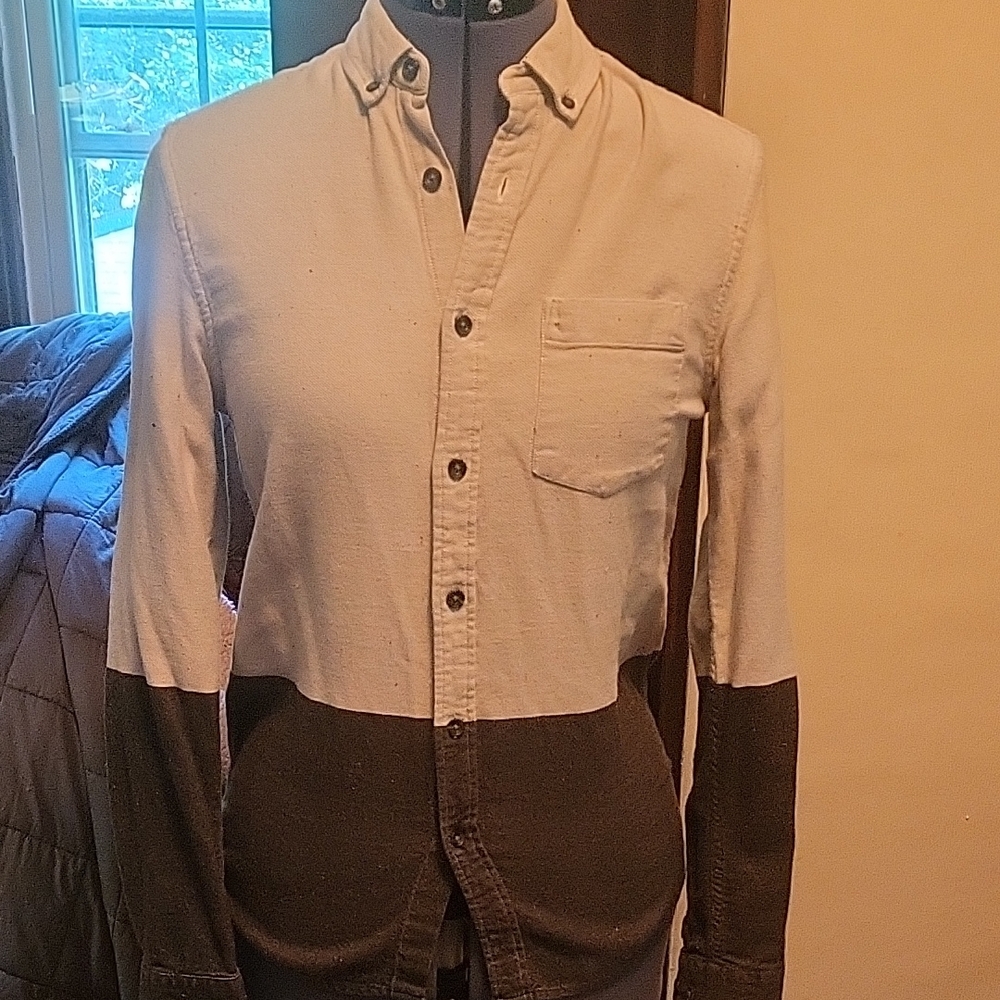 Asos Two-tone Cotton Buttondown